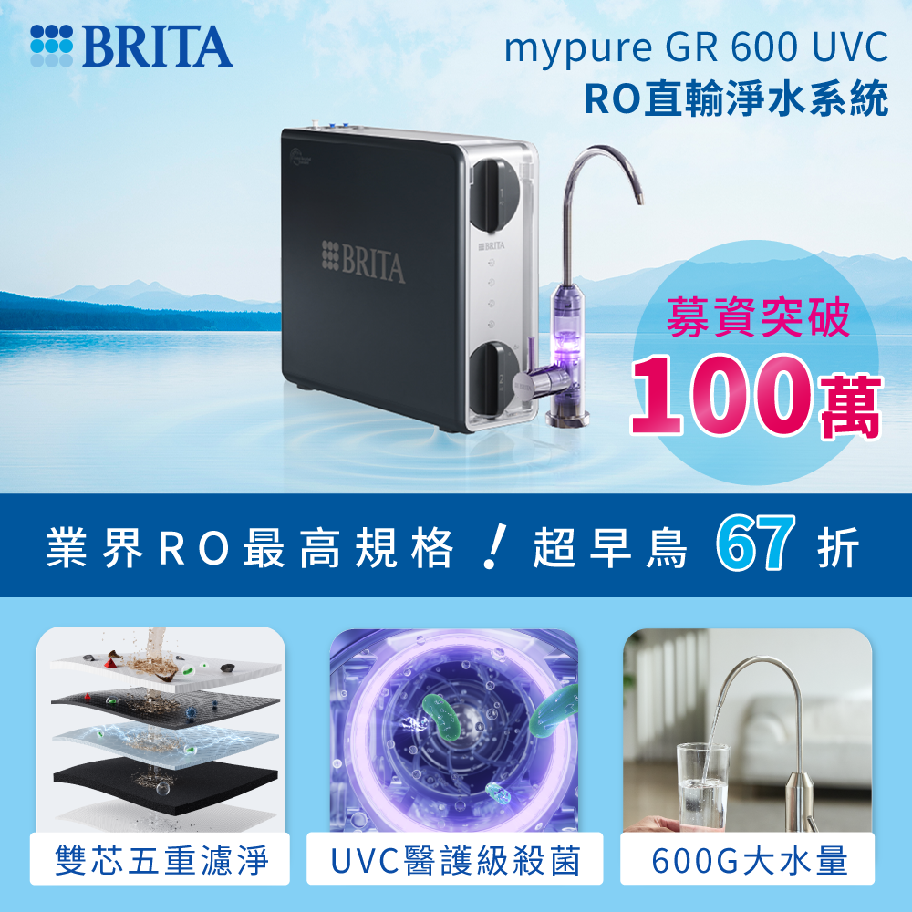 【BRITA】mypure GR 600 RO膜濾芯/濾心【適用GR600｜BRITA授權經銷】-細節圖2