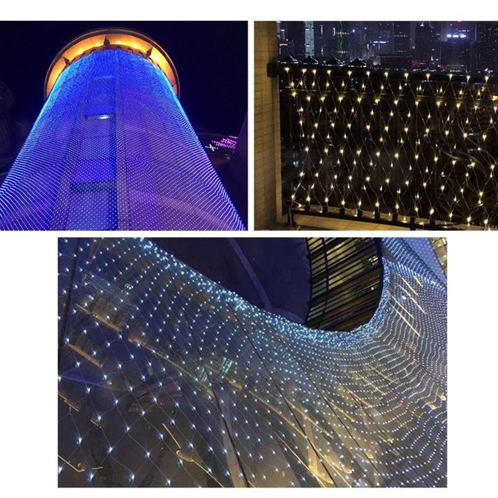 【JP嚴選-捷仕特】3X2cm 居家/戶外 漁網氣氛燈 黃光 白光 藍光 RGB彩色-細節圖10