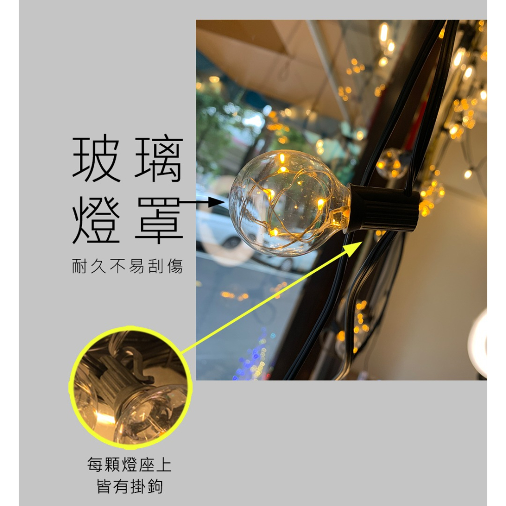 【JP嚴選-捷仕特】新款USB浪漫花園LED戶外防水燈串-細節圖5