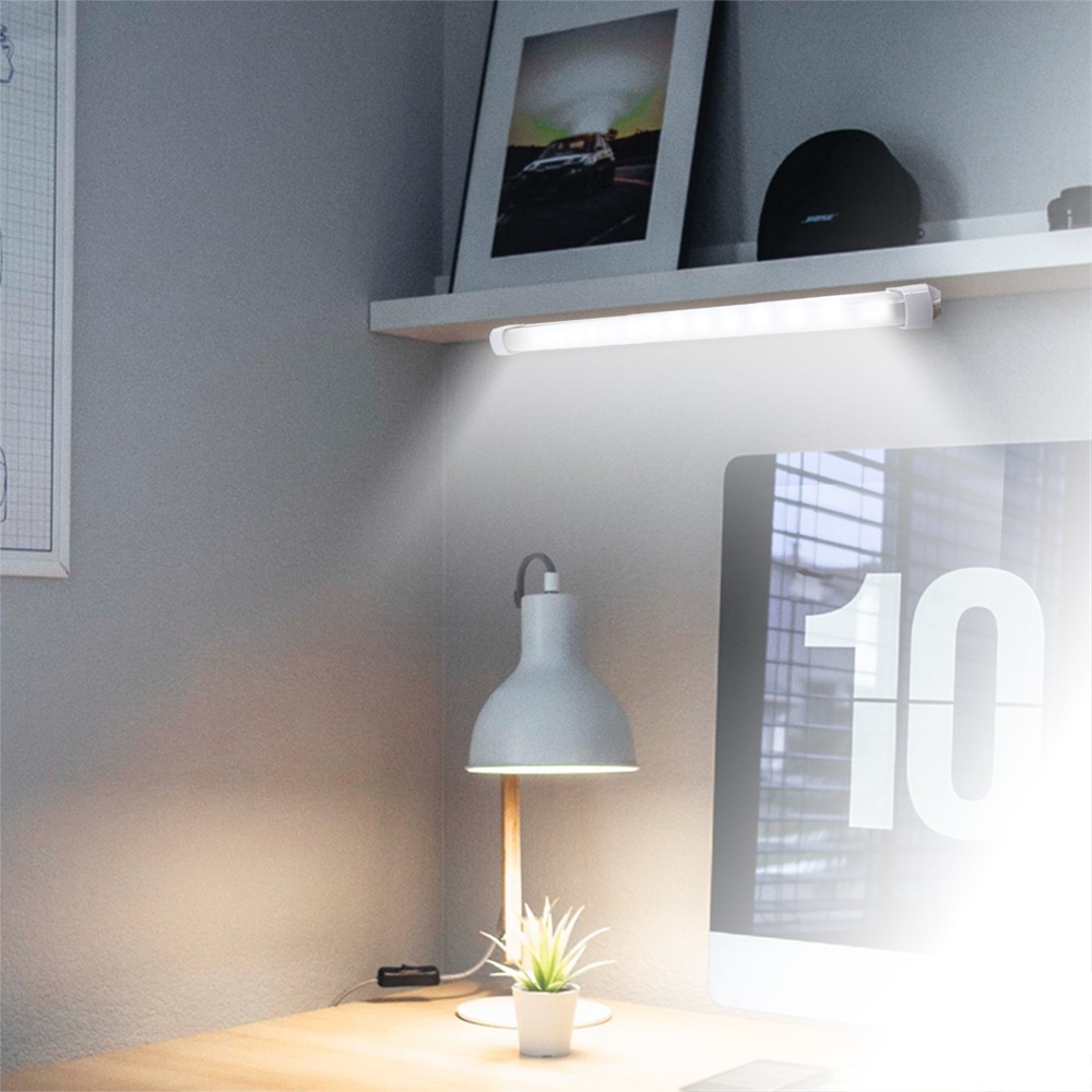 【JP嚴選-捷仕特】2050cm USB磁吸式層板燈-白光20cm-細節圖6