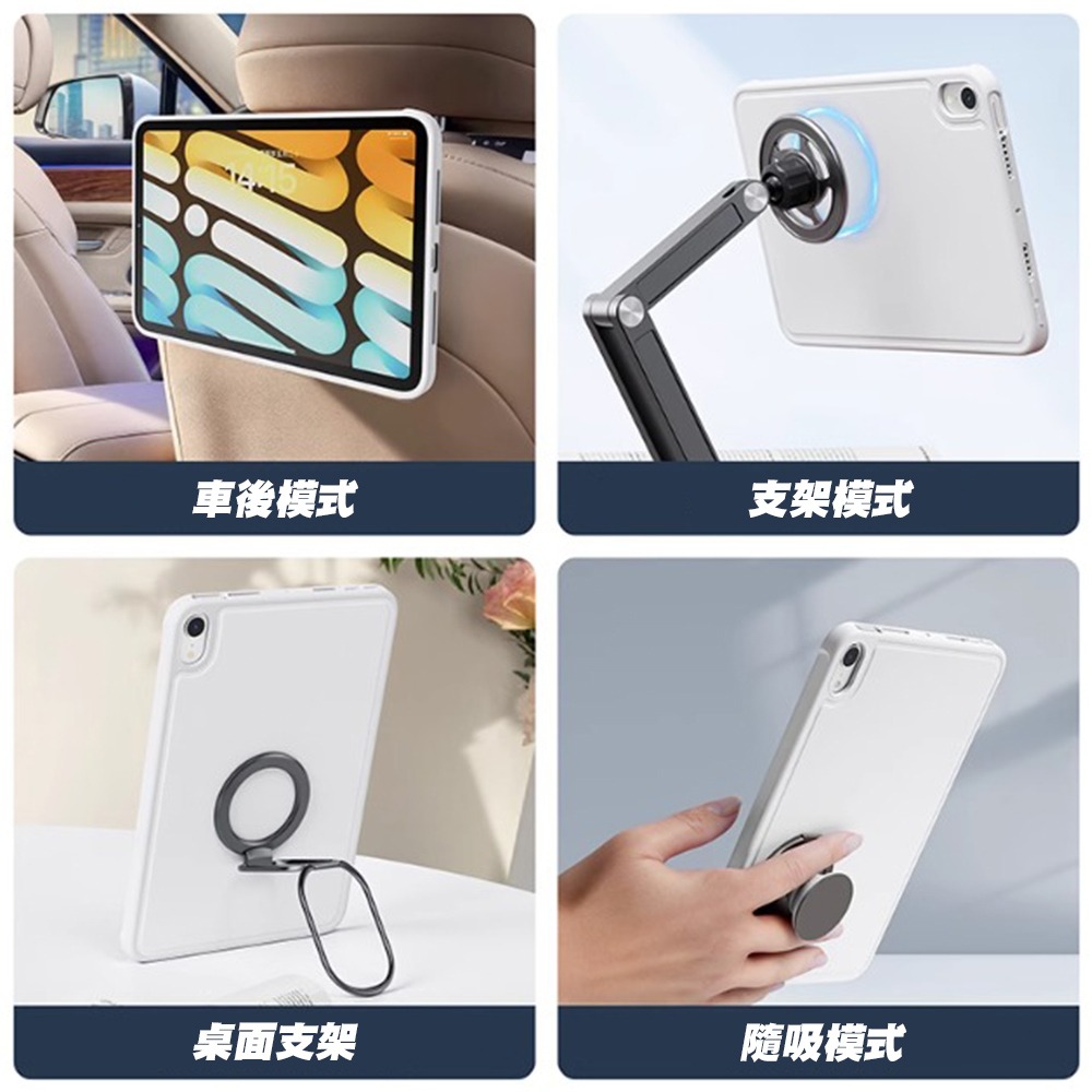 【JP嚴選-捷仕特】隨意吸全背板可磁吸 mini6/7保護殼 magsafe 防摔 輕薄 筆槽 皮質 多色 多模式-細節圖7