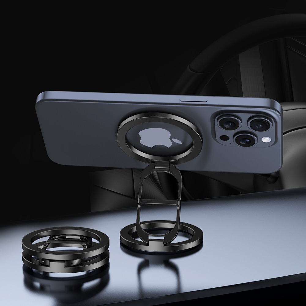 【JP嚴選-捷仕特】MagSafe雙磁吸手機支架-細節圖8