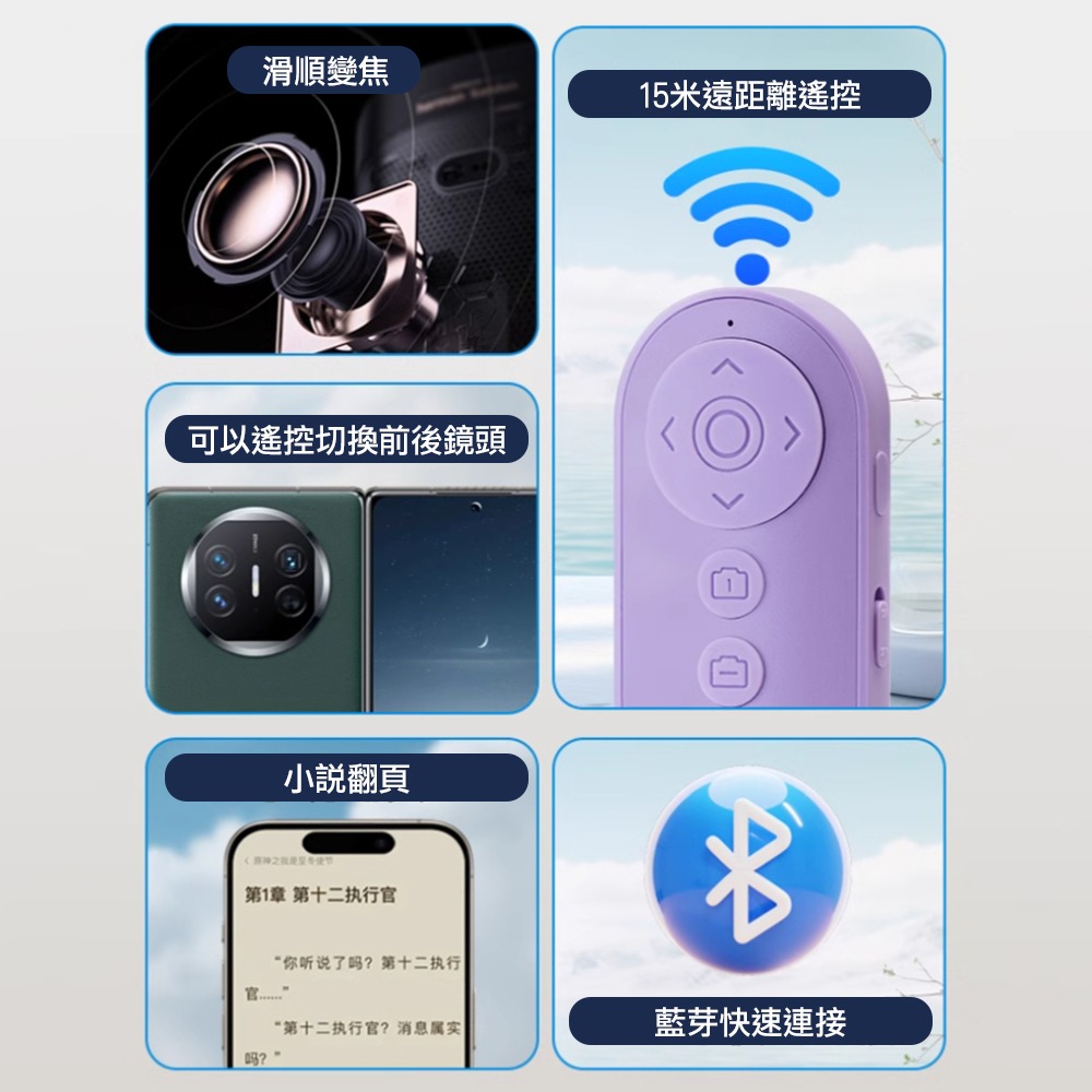 【JP嚴選-捷仕特】超強多功能藍芽遙控器-細節圖3
