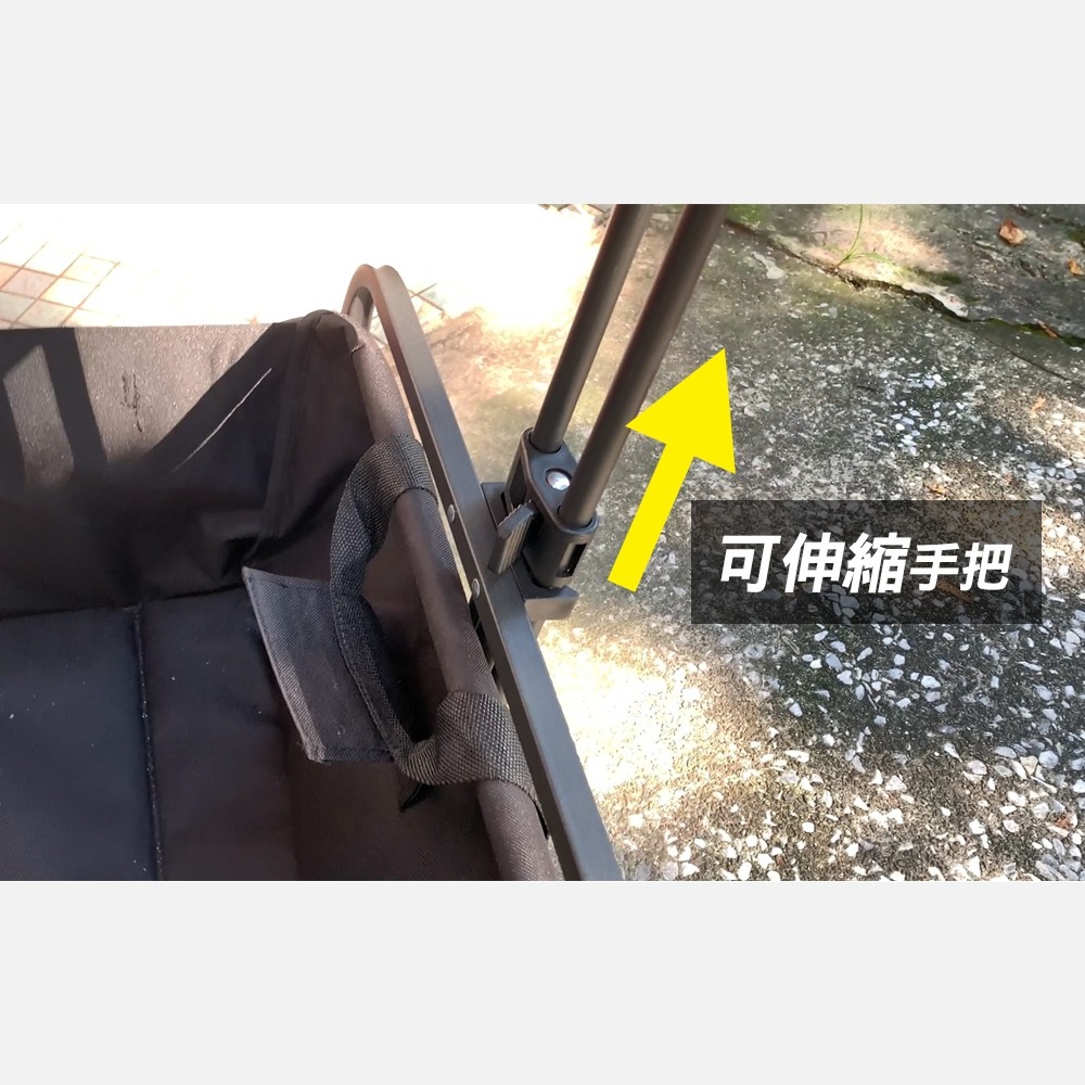 【JP嚴選-捷仕特】戶外摺疊多功能露營拉車-細節圖9
