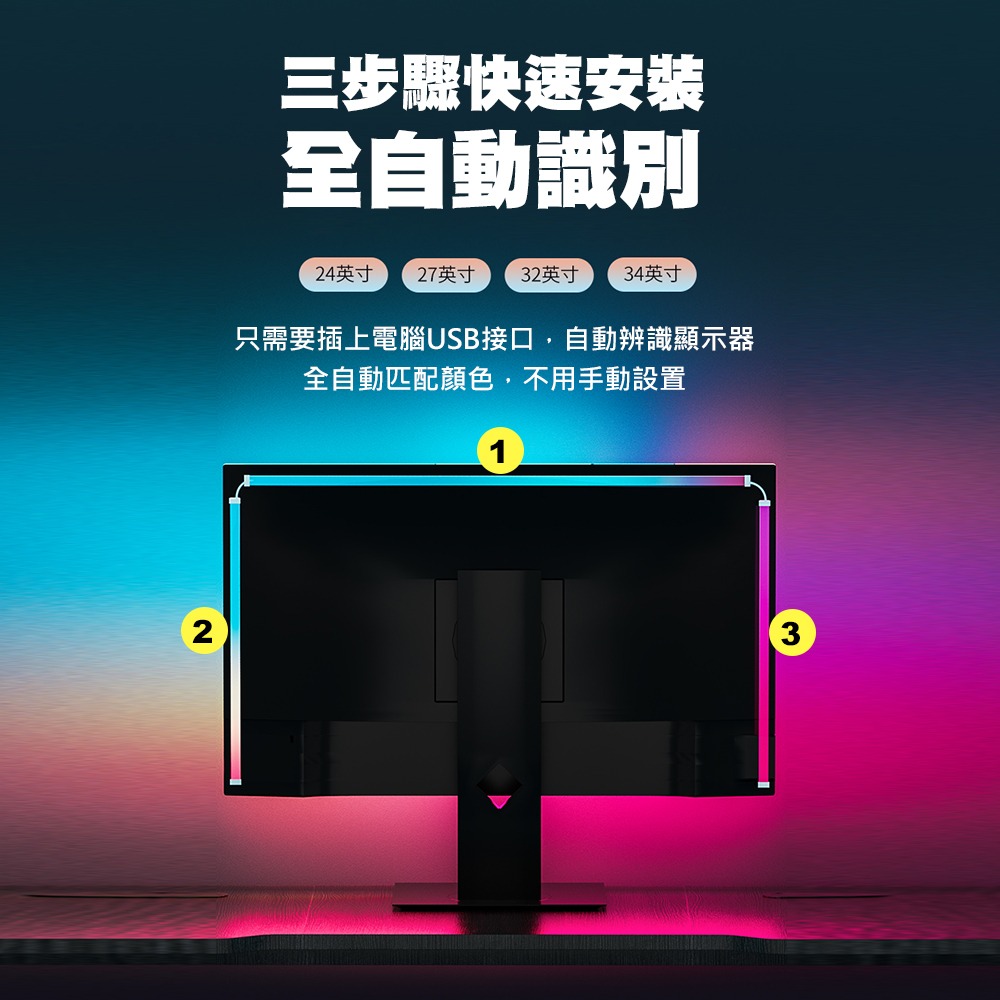 【JP嚴選-捷仕特】Skydimo 螢幕聲光同步幻彩RGB燈條-細節圖4