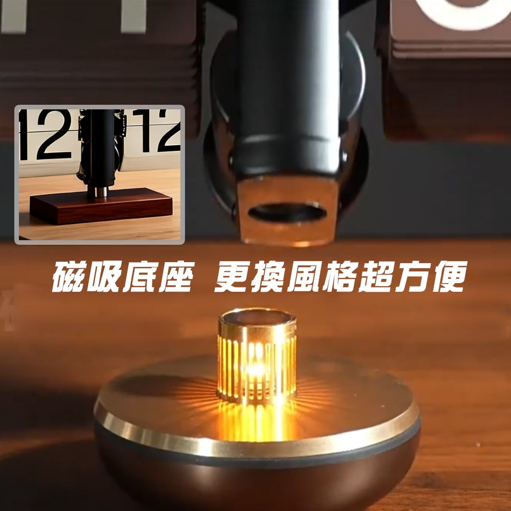 【JP嚴選-捷仕特】機械式復古翻頁時鐘-細節圖8