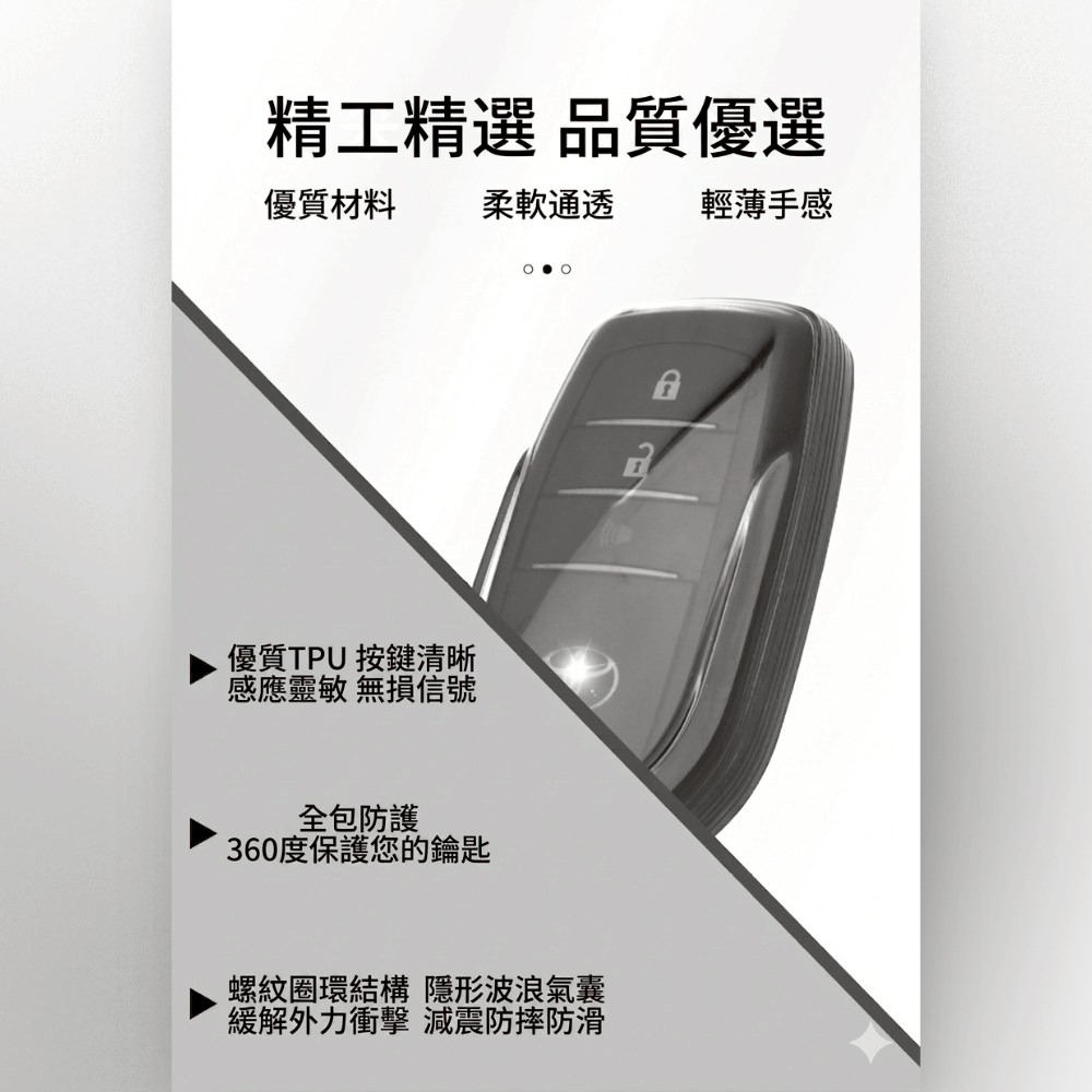 【JP嚴選-捷仕特】RAV4第六代鑰匙保護套 A款-細節圖3