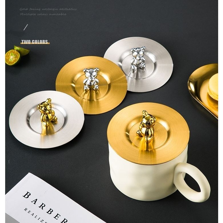 304不銹鋼防塵杯蓋 馬克杯蓋 水杯便攜蓋耐摔耐高溫易清洗卡通杯蓋 杯蓋 蓋子 贈安裝小工具-細節圖4