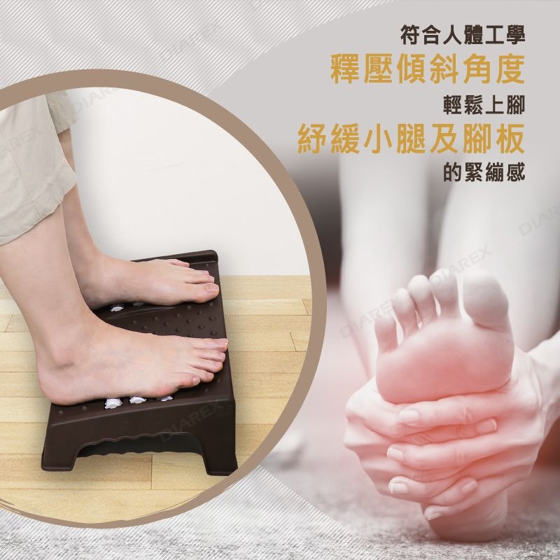 妙管家 健康滾輪足底踏板擱腳凳 HK-8212-細節圖3