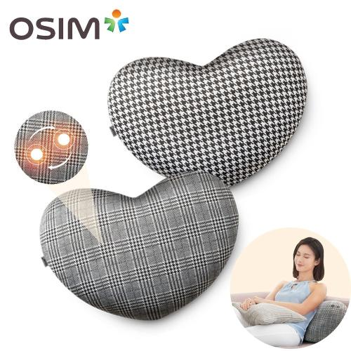 OSIM 愛心暖摩枕 格紋限量版 OS-2213 (按摩枕/肩頸按摩/溫熱)