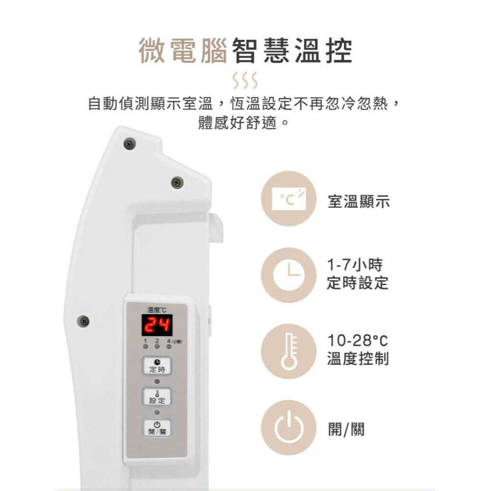 聲寶浴室/臥房兩用抑菌電暖器HX-FK10R-細節圖7