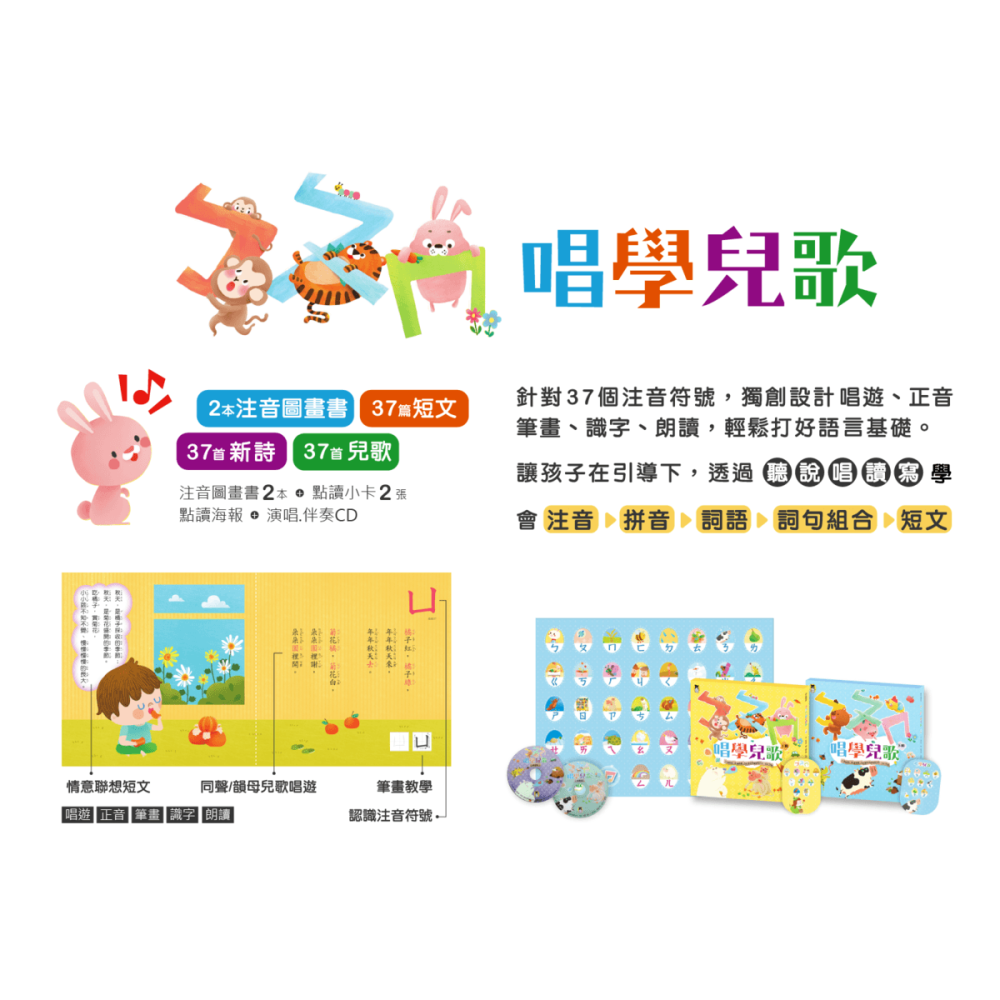 KIDsREAD ㄅㄆㄇ唱學兒歌-細節圖2