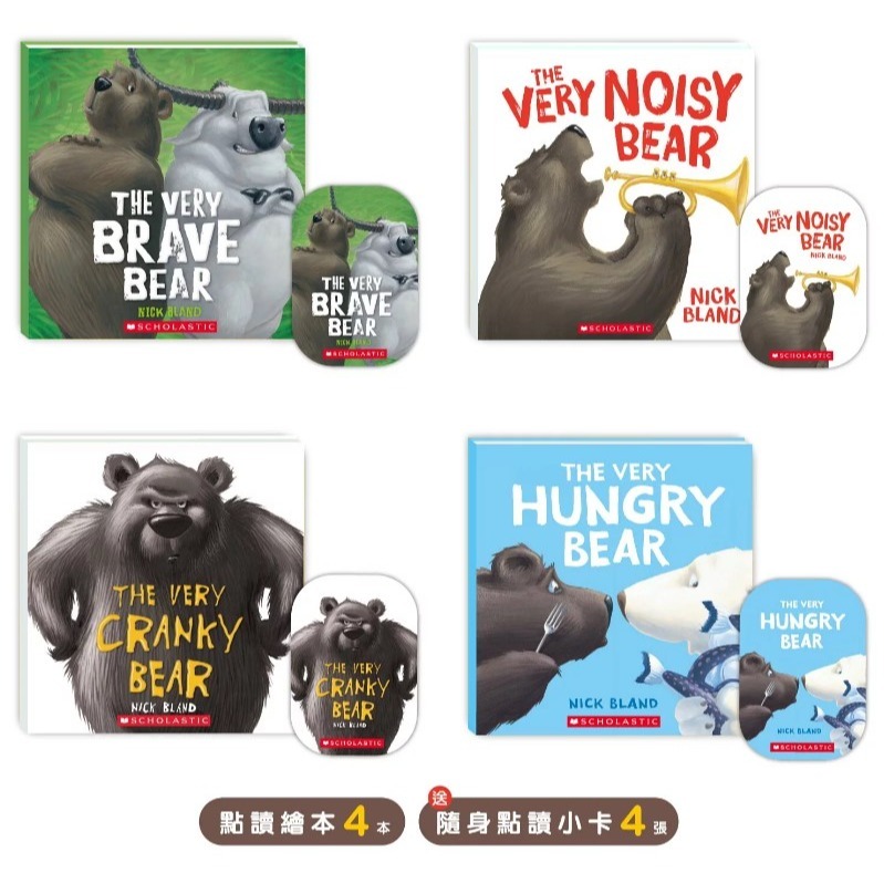 KIDsREAD Cranky Bear and Friends 四書合售-細節圖6