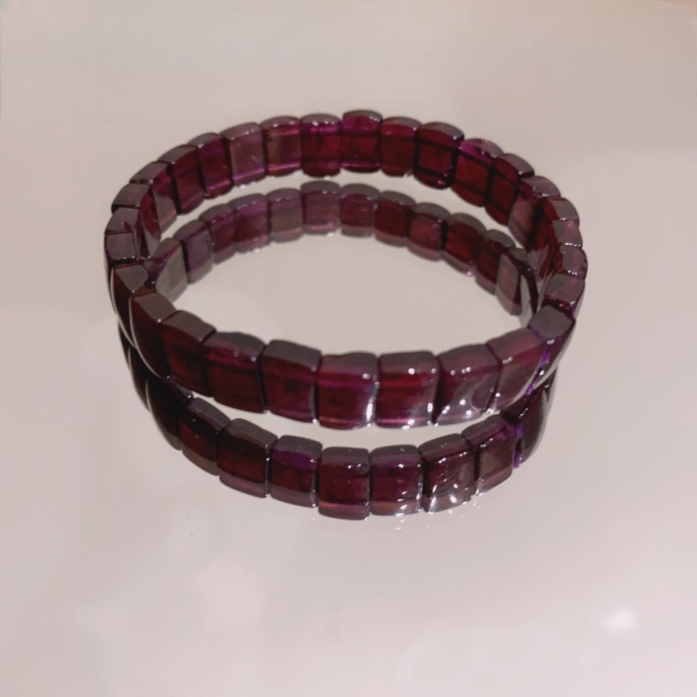 《幸運水晶》絕美巴西頂級紫牙烏-（石榴石）女人之石-細節圖3