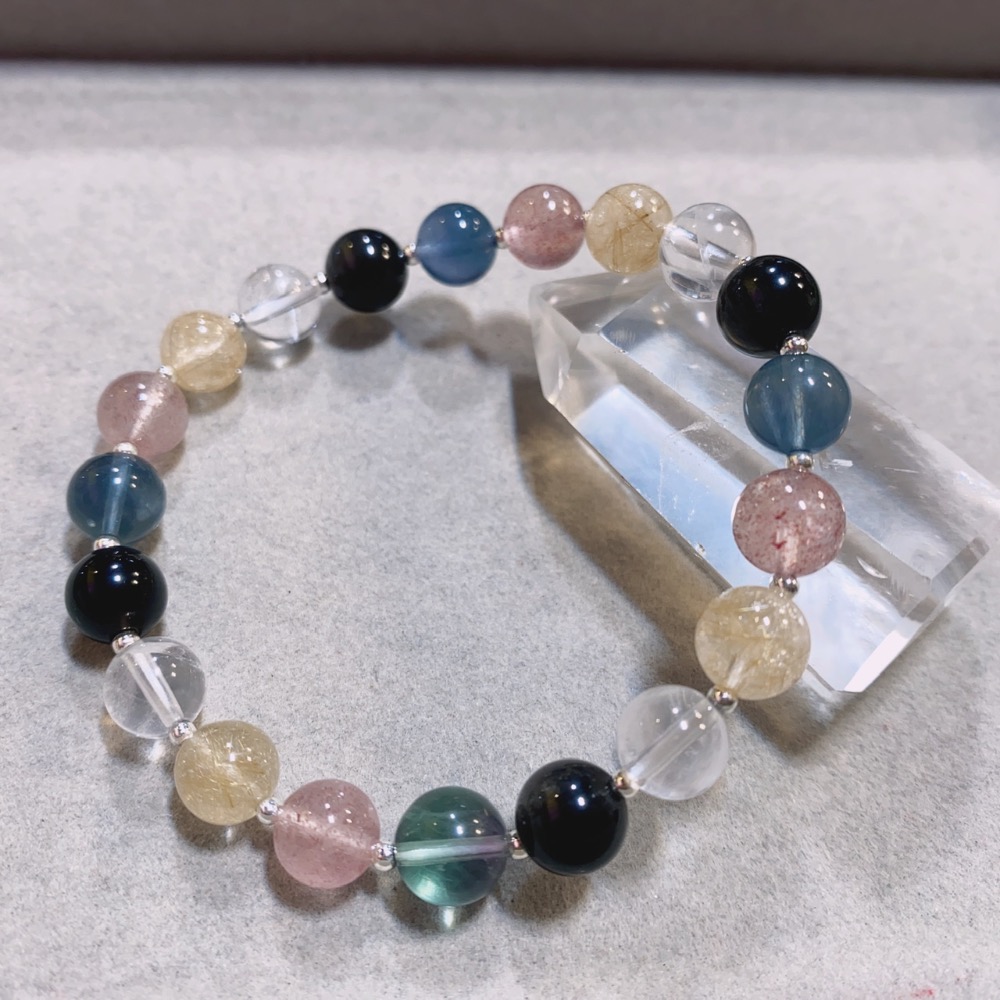 《幸運水晶》天然五行珠-細節圖3