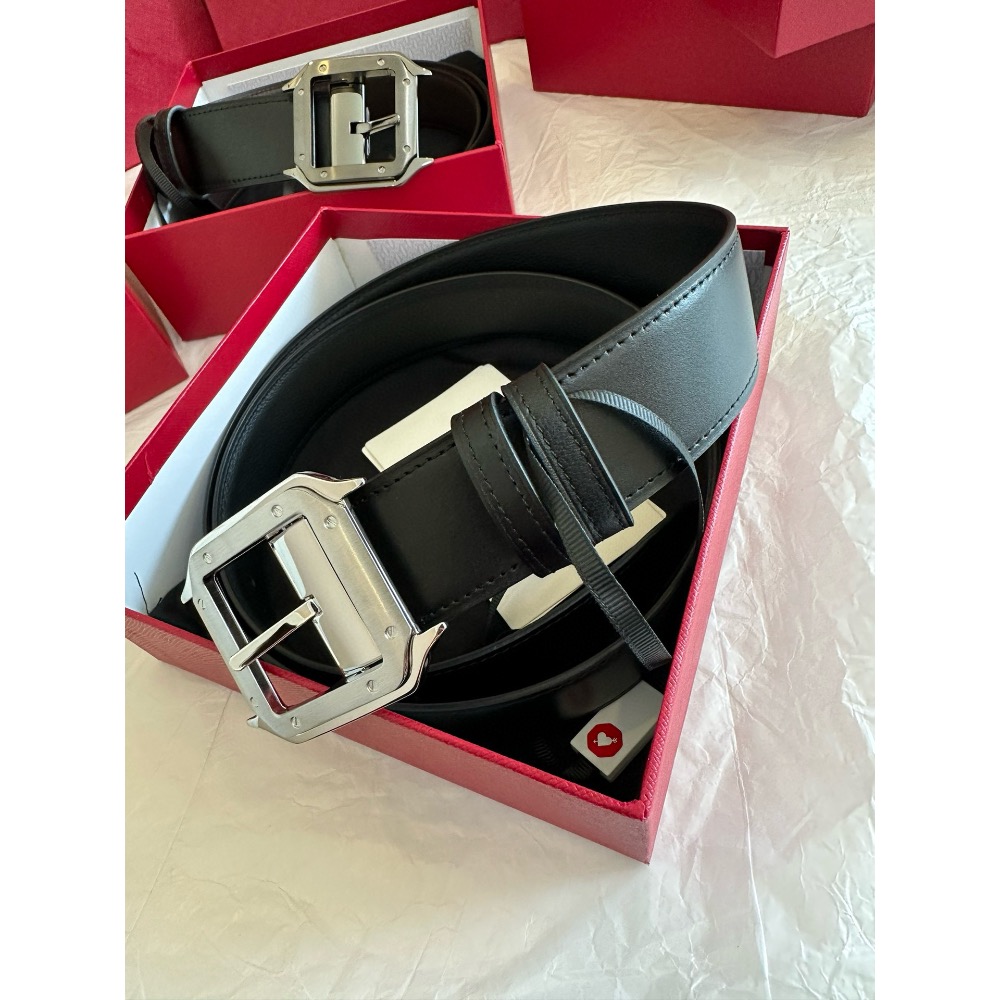 少量原單H家腰帶、純銅扣頭，帶身採用一面荔枝紋一面牛皮，雙面可用，做工精細，手感柔軟；帶寬：3.2cm-細節圖2