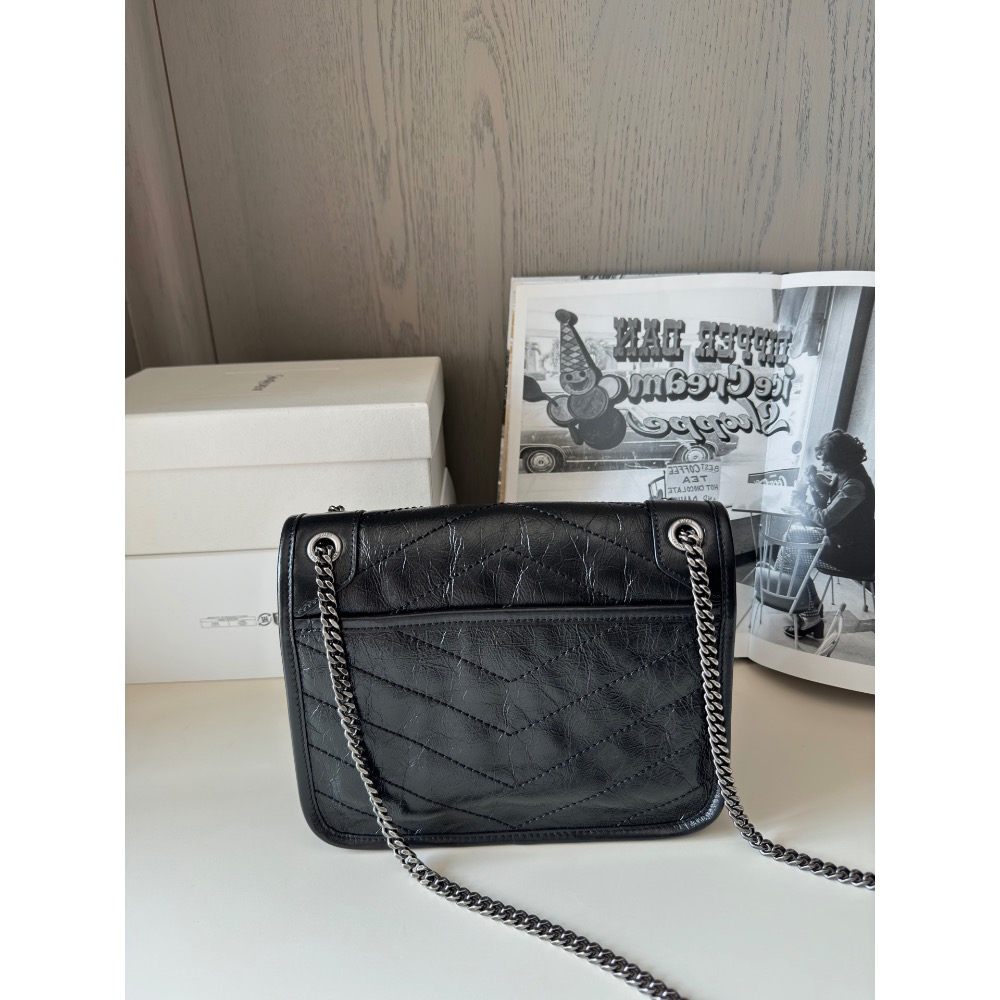 ➯𝐧𝐢𝐤𝐢 𝐛𝐚𝐛𝐲 𝟐𝟐𝐜𝐦 黑銀 ❐✔高貨版本實物細節❗️❗️ 💯海外正規渠道原廠皮 ❐-細節圖3