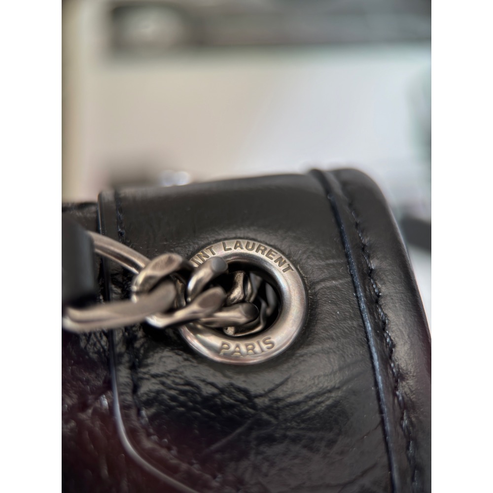 ➯𝐧𝐢𝐤𝐢 𝐛𝐚𝐛𝐲 𝟐𝟐𝐜𝐦 黑銀 ❐✔高貨版本實物細節❗️❗️ 💯海外正規渠道原廠皮 ❐-細節圖7