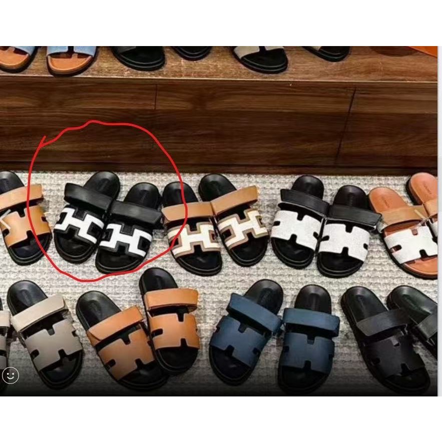 Hermes 愛馬仕_____經典Santorini掌紋平底涼鞋-細節圖2