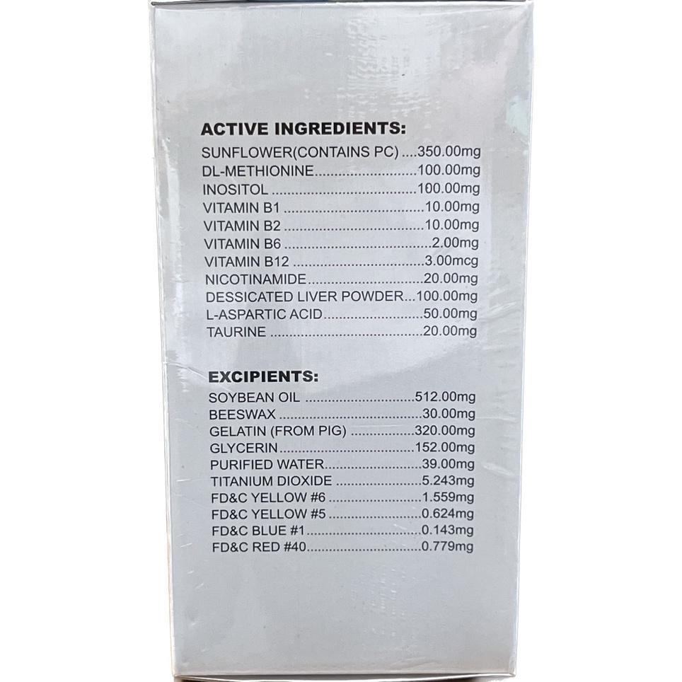 黃金搭檔 麗美康 軟膠囊 Lemorex 500粒 原名 力美肝 含天然活性膽鹼 350mg 另有50顆/100顆小包裝-細節圖3