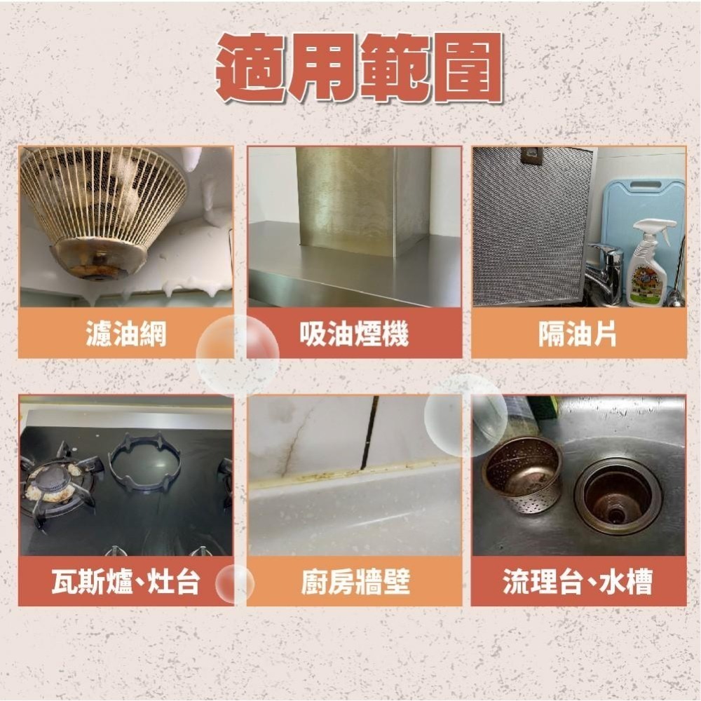 【速效除油】廚房除油劑 熊潔淨 廚房 清潔劑 去油汙 500ML-細節圖6