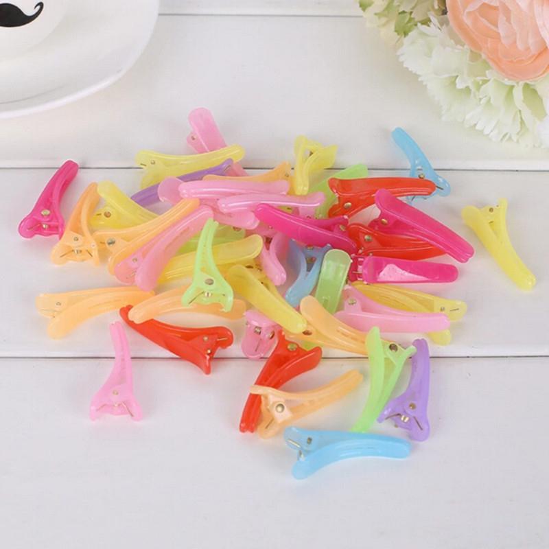 【台灣現貨】3.5cm兒童冰淇淋色果凍色小鴨嘴夾 糖果色一字夾邊夾 瀏海夾 化妝必備 豆豆夾小抓夾 髮夾髮飾 頭飾-細節圖2