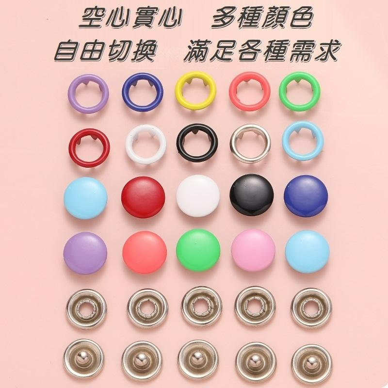 【台灣現貨】手壓式免縫式五爪扣安裝套組 按壓鉗子 防走光隱形暗釦工具組 鈕扣子母扣 寶寶衣服扣子 嬰幼兒鈕扣 包包扣子-細節圖2