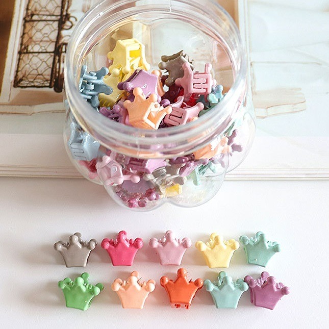 【台灣現貨】韓版糖果色豆豆夾 造型迷你小抓夾 兒童髮飾 泫雅風 編髮 可愛造型 豆豆扣小辮子 嘻哈風 小髮夾髮飾頭飾 女-規格圖11