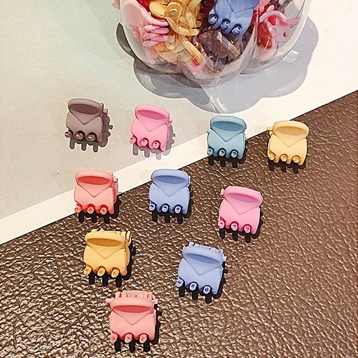 【台灣現貨】韓版糖果色豆豆夾 造型迷你小抓夾 兒童髮飾 泫雅風 編髮 可愛造型 豆豆扣小辮子 嘻哈風 小髮夾髮飾頭飾 女-規格圖11