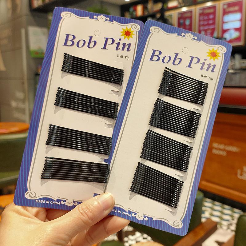 【台灣現貨】平板/波浪小黑夾(長短款) 黑色髮夾鋼絲烤漆一字夾 髮型造型必備 瀏海夾 盤髮邊夾瀏海夾 碎髮 固定髮型-細節圖4