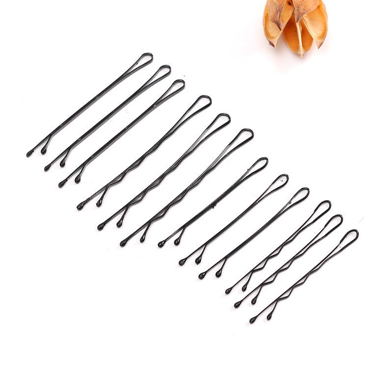 【台灣現貨】平板/波浪小黑夾(長短款) 黑色髮夾鋼絲烤漆一字夾 髮型造型必備 瀏海夾 盤髮邊夾瀏海夾 碎髮 固定髮型-細節圖7