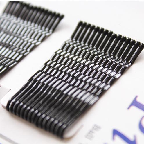 【台灣現貨】平板/波浪小黑夾(長短款) 黑色髮夾鋼絲烤漆一字夾 髮型造型必備 瀏海夾 盤髮邊夾瀏海夾 碎髮 固定髮型-細節圖8