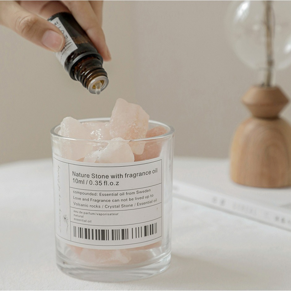 【台灣現貨】晶石杯香氛禮盒含10ml精油  無火香薰擴香石 精油香氛禮盒 薰香香薰 居家臥室 芳香 辦公室擺件 水晶-細節圖9