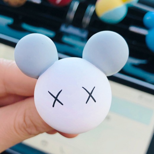 【台灣現貨】彩色可愛鼠造型汽車空調出風口香氛 車載精油香薰擴香石 車用薰香 香水芳香 車內飾品擺件裝飾用品 糖果色馬卡龍-規格圖6