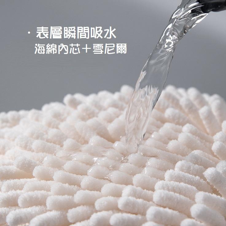 【台灣現貨】日式加厚雪尼爾速乾擦手球 家用超強吸水擦手巾球 吸水毛巾 擦手布 毛巾球 浴室廚房好物-細節圖5