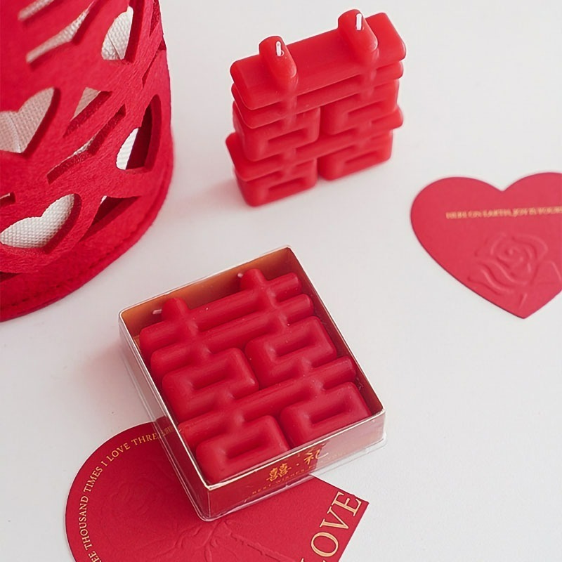 【台灣現貨】紅色囍字雙喜香薰蠟燭 婚禮裝飾伴手禮 大豆蠟精油香氛蠟燭 結婚用品婚禮裝飾 新婚禮物喜宴布置 新婚誌慶-細節圖6