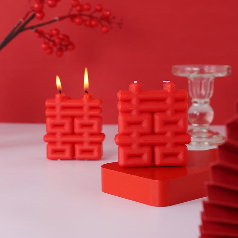 【台灣現貨】紅色囍字雙喜香薰蠟燭 婚禮裝飾伴手禮 大豆蠟精油香氛蠟燭 結婚用品婚禮裝飾 新婚禮物喜宴布置 新婚誌慶-細節圖10
