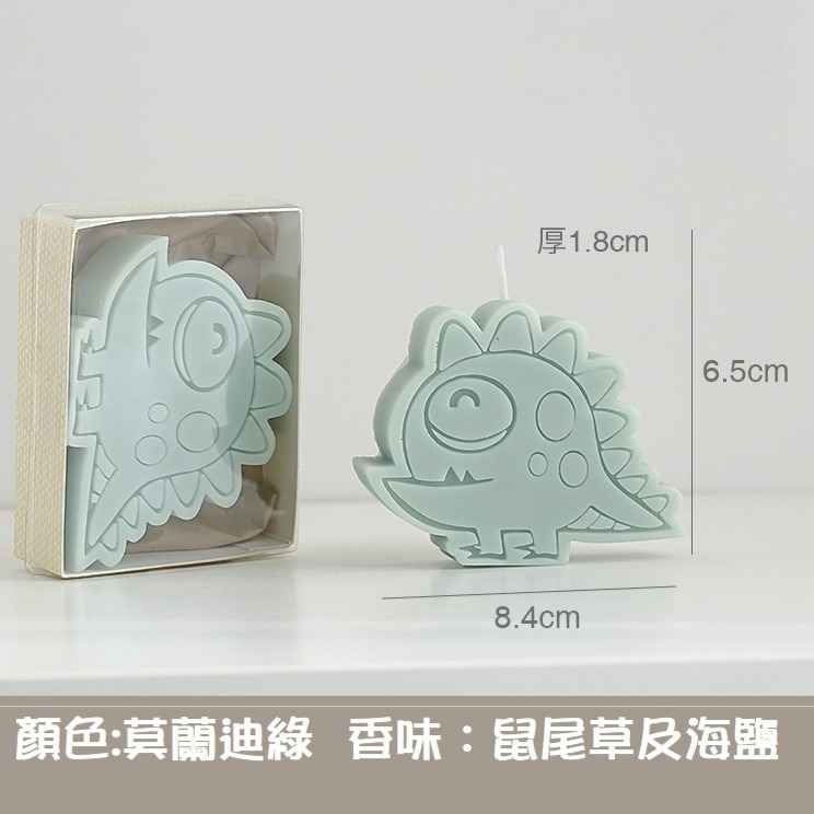 【台灣現貨】萌萌可愛馬卡龍小怪獸香薰蠟燭 手作天然大豆蠟精油香氛手工蠟燭 薰香香氛 創意裝飾擺件 禮物伴手禮桌上創意擺設-規格圖11