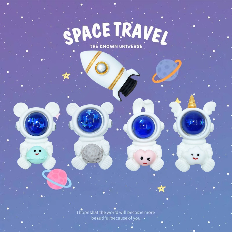 【台灣現貨】汽車出風口太空人宇航員擺件裝飾 創意可愛造型裝飾香薰 轎車汽車擺飾 空調冷氣孔 車用汽車車內車載裝飾品-細節圖2