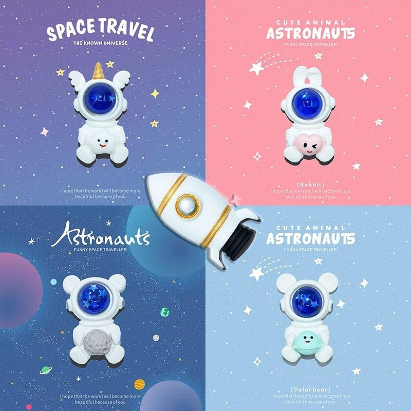 【台灣現貨】汽車出風口太空人宇航員擺件裝飾 創意可愛造型裝飾香薰 轎車汽車擺飾 空調冷氣孔 車用汽車車內車載裝飾品-細節圖9