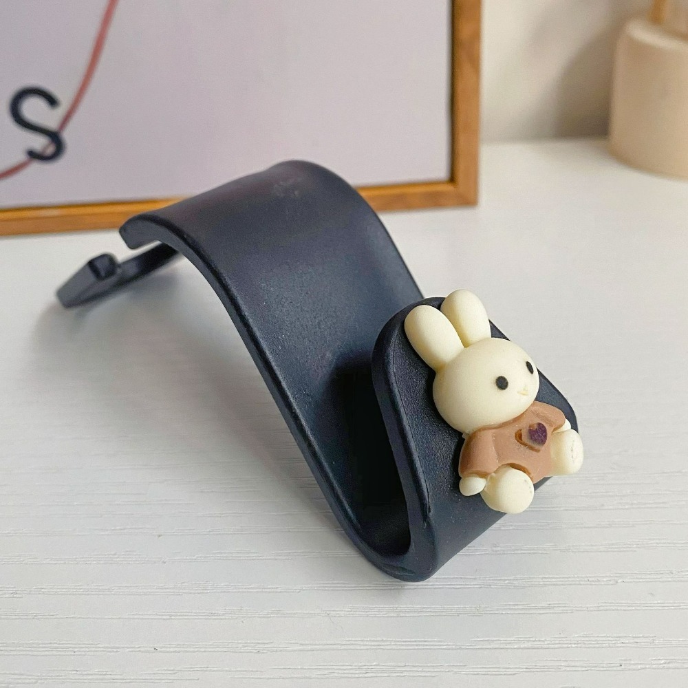 【台灣現貨】可愛卡通造型汽車座椅掛勾 椅背掛勾 貓爪 兔子蝴蝶結後背座椅卡扣式車載掛鉤 車上收納 車椅 車載 轎車椅背勾-規格圖11