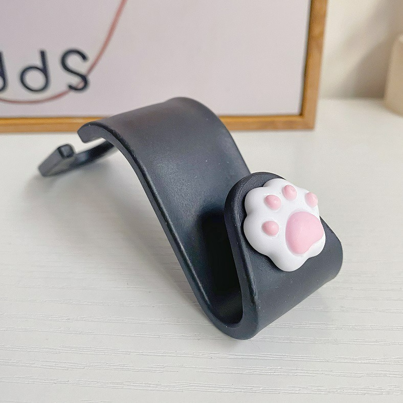 【台灣現貨】可愛卡通造型汽車座椅掛勾 椅背掛勾 貓爪 兔子蝴蝶結後背座椅卡扣式車載掛鉤 車上收納 車椅 車載 轎車椅背勾-規格圖11