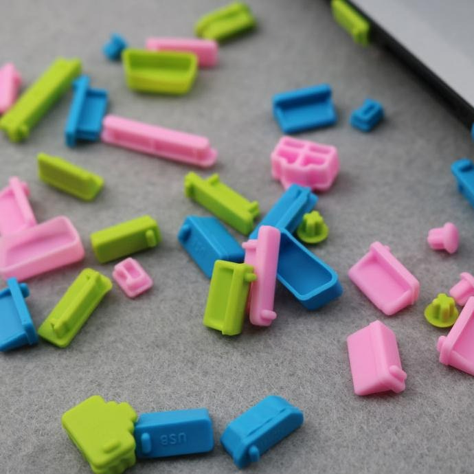 【台灣現貨】電腦防塵塞16套組 筆電平板手機通用防塵塞  USB孔防塵塞 防塵防汙 保護膜 矽膠接孔塞子 筆記型電腦-細節圖8