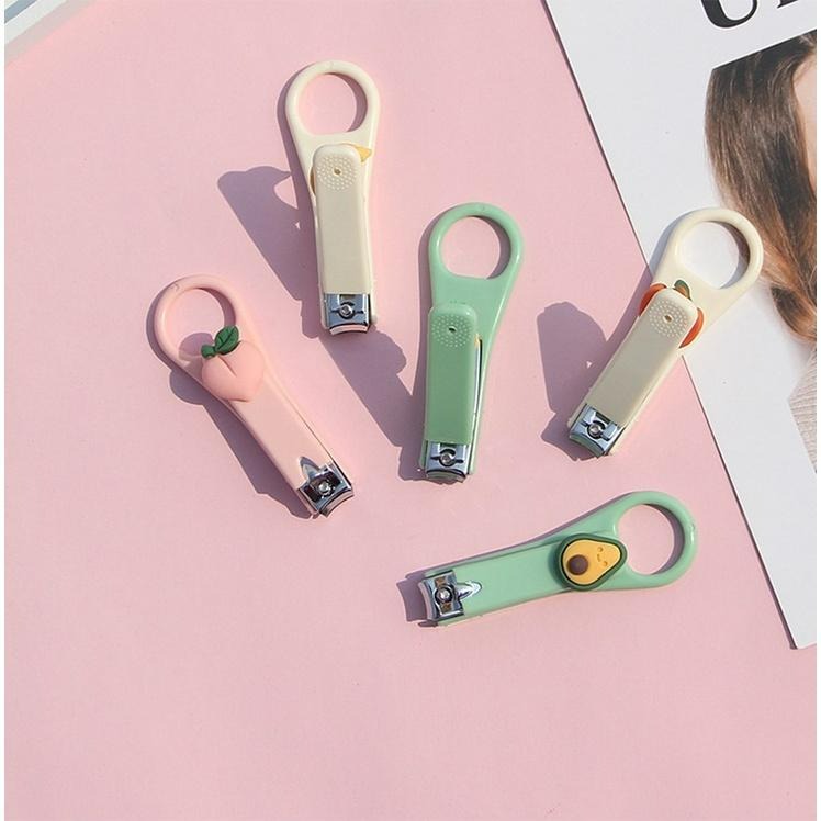 【台灣現貨】馬卡龍立體可愛造型指甲剪 小孩兒童指甲剪刀 防噴濺 立體圖案 指甲刀 方便攜帶 卡通指甲剪-細節圖6