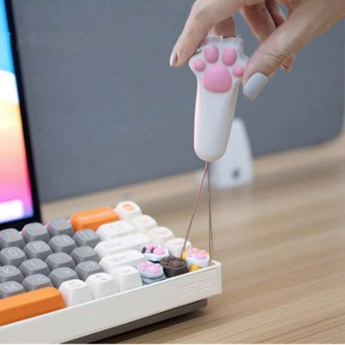【台灣現貨】可愛造型 超萌貓爪/仙女棒電腦鍵盤拔鍵器 機械鍵盤鍵帽鋼絲拔鍵器 電腦周邊配件 鍵盤滑鼠清潔電腦小工具-細節圖11