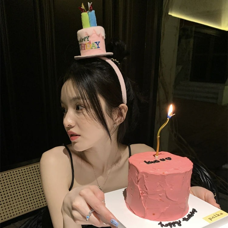 【台灣現貨】兒童生日蛋糕蠟燭造型生日帽髮箍 派對裝扮 韓國ins拍照上傳 生日裝扮 派對造型用品 慶祝生日 親子情侶裝扮-細節圖10