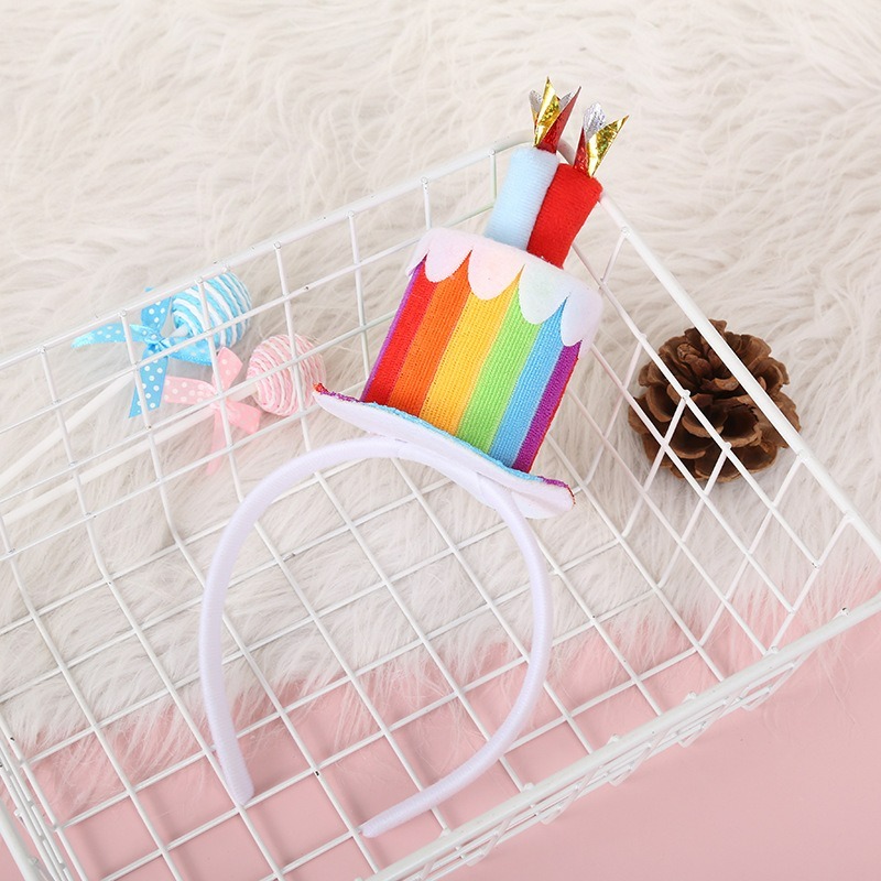 【台灣現貨】兒童生日蛋糕蠟燭造型生日帽髮箍 派對裝扮 韓國ins拍照上傳 生日裝扮 派對造型用品 慶祝生日 親子情侶裝扮-規格圖11