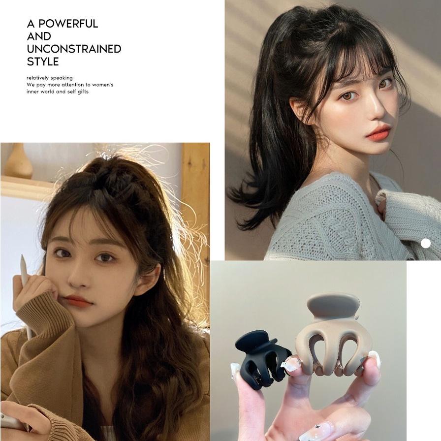 【台灣現貨】高馬尾固定神器 韓國馬尾抓夾 明星同款 南瓜抓夾 髮抓 鯊魚夾 髮夾 髮飾 爪夾 後腦勺 馬尾夾-細節圖6