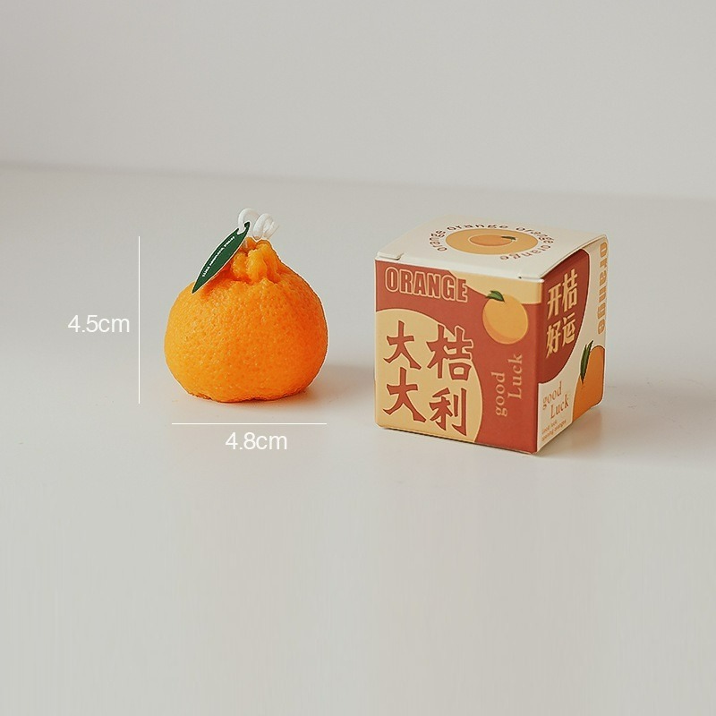 【台灣現貨】大橘大利橘子造型香薰蠟燭 丑橘大豆蠟精油手工香氛蠟燭 仿真水果造型蠟燭 桌上創意擺件 薰香香氛蠟燭 居家擺設-規格圖11