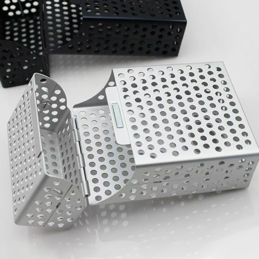 【台灣現貨】磁性扣鏤空金屬收納盒 磁吸式20隻整裝洞洞收納盒 名片盒 磁鐵鐵盒 金屬盒 整包裝 便攜鋁合金 鋁盒-細節圖5